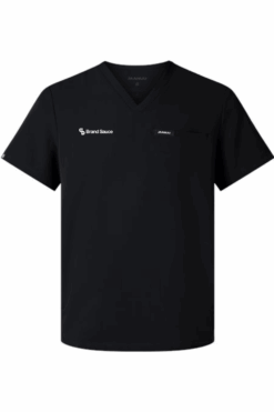 Alternative view of Men's Scrub V-Neck Top