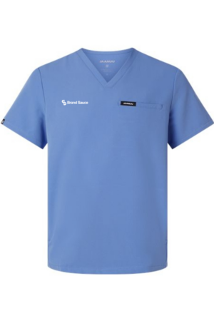 Men's Scrub V-Neck Top - Image 4