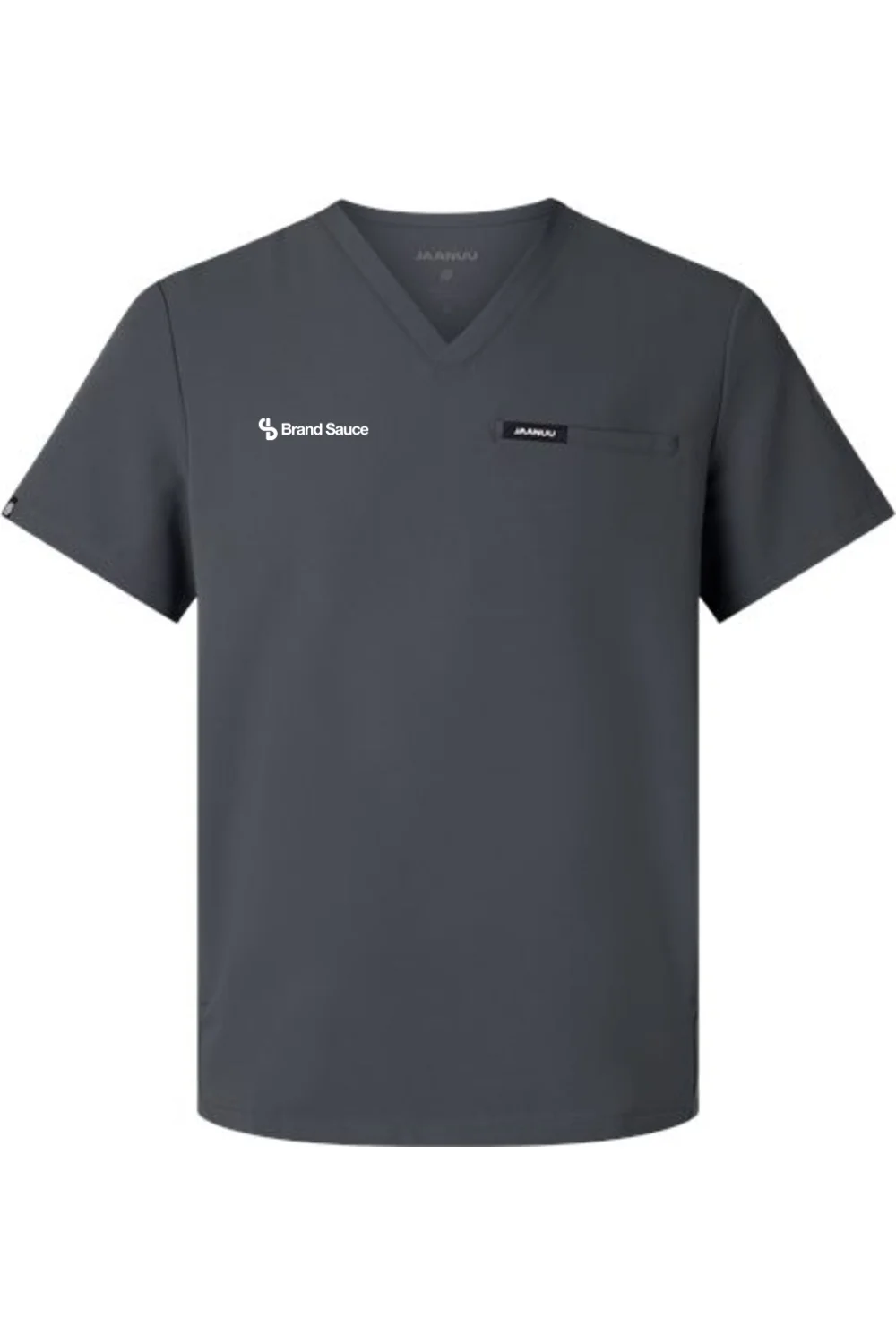 Men's Scrub V-Neck Top - Image 3