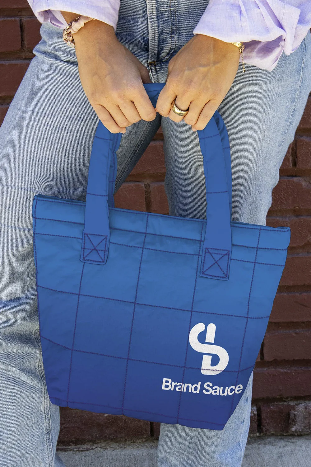 Small Quilted Puffy Totes - Image 3